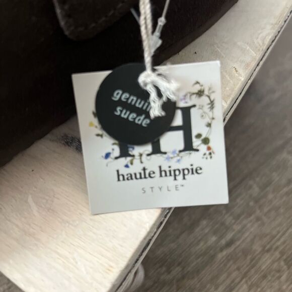 Haute Hippie Nikki Brown Buckle Sandals- Size 9.5 - Picture 4 of 6